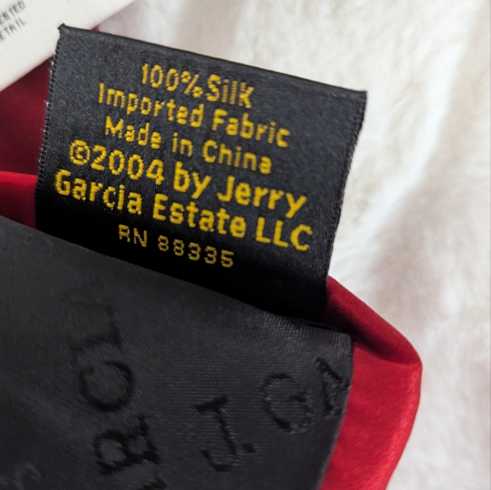J. García Jerry Garcia Little Fish Collection Thirty Seven  Silk Tie NEW - Picture 4 of 5